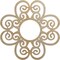 Ekena Millwork Cohen Wood Fretwork Pierced Ceiling Medallion, Hickory, 24"OD x 8 1/4"ID x 3/8"T CMWP24X24X0375COHI - alternate 1
